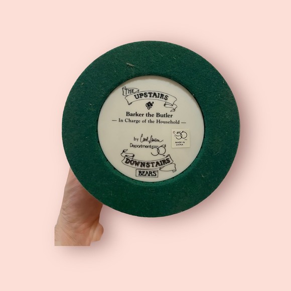 Department 56 The Upstairs Downstairs Bears Barker the Butler - Picture 5 of 5